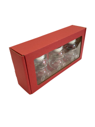 Dekora�n� papierov� balenie - �erven� - 1