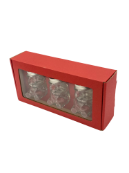 Dekora�n� papierov� balenie - �erven� - 2