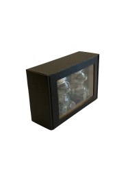 Dekora�n� papierov� balenie �ierne B2