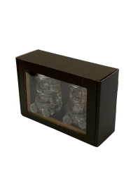 Dekora�n� papierov� balenie �ierne B2 - 2