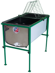 Odvie�kovac� st�l nerezov�, 1m, plastov� v�pust