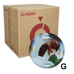 Vieko plechov TWIST 82 - vzor G, krabicov balenie - 700ks