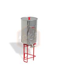 St��acia n�doba �ZERO� 50 KG z nehrdzavej�cej ocele,  fi310 mm, nerezov� ventil